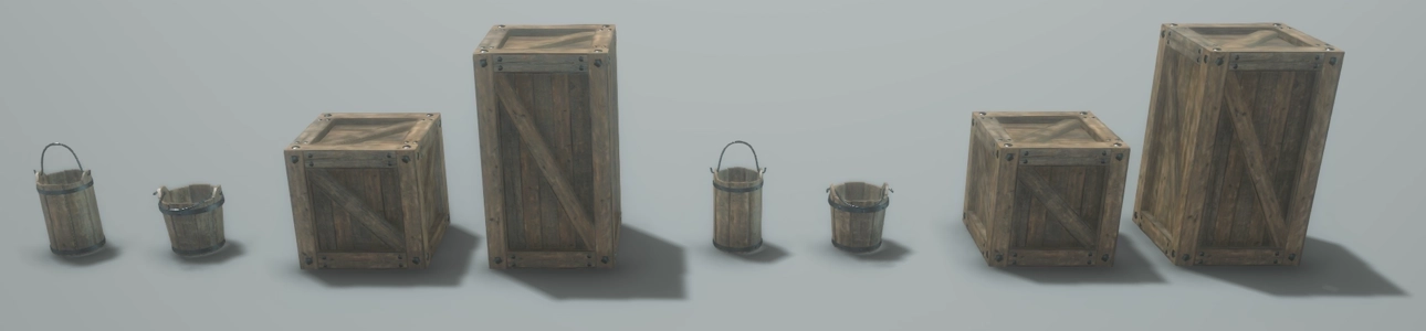 Buckets And Crates