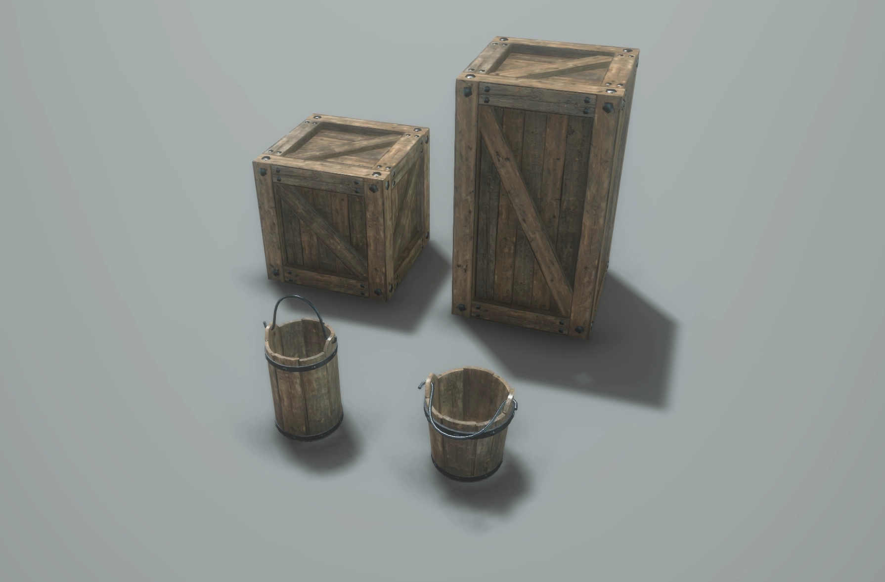 Buckets And Crates