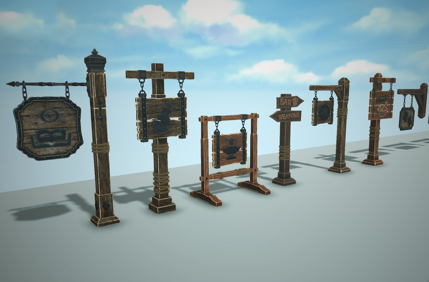 Modular Medieval Signs